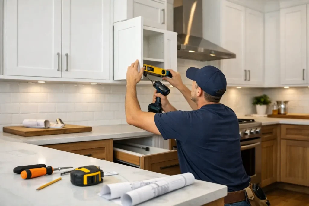 Custom Kitchen Cabinet Installation Done Right
