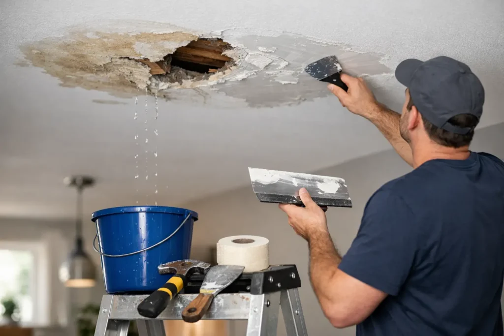 Ceiling Repair After Water Leak: What to Fix