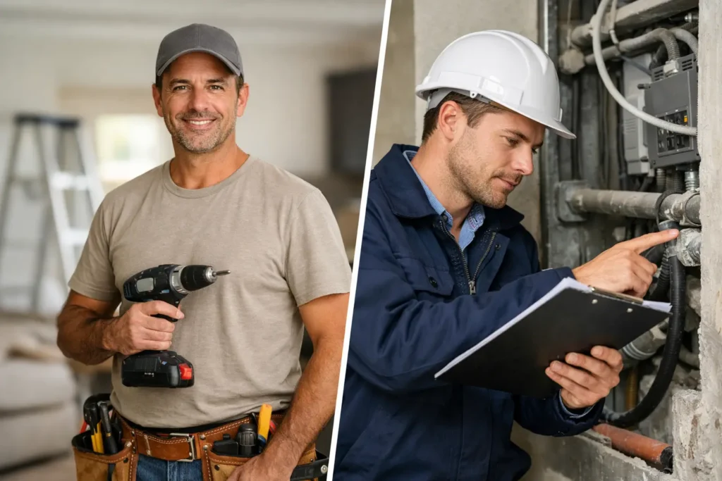 Handyman or Specialist Contractor?