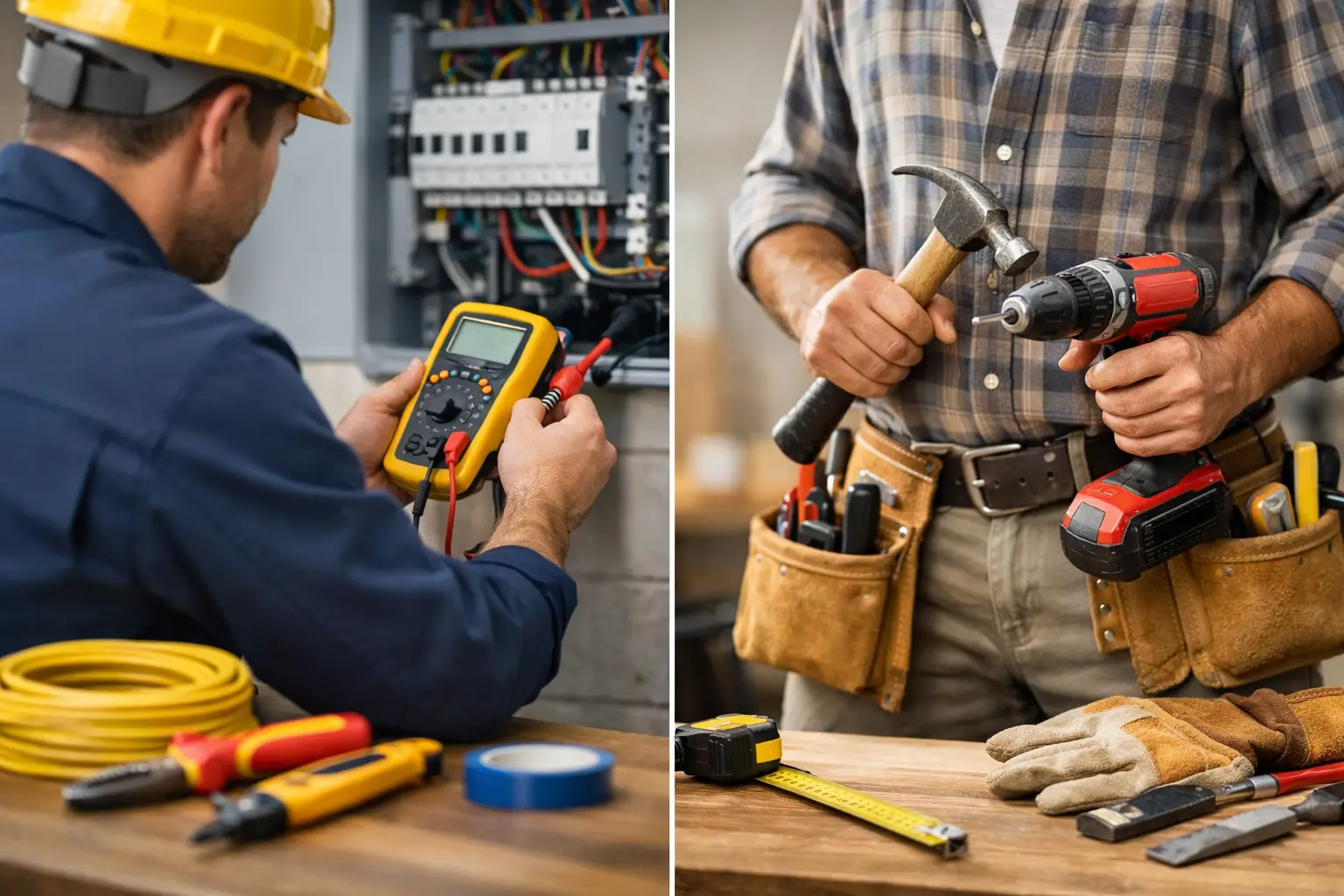 Electrician vs Handyman Costs for Home Repairs