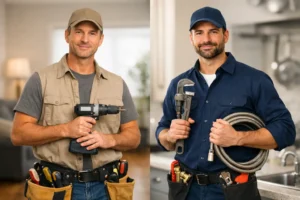 Handyman or Plumber Comparison for Home Repairs