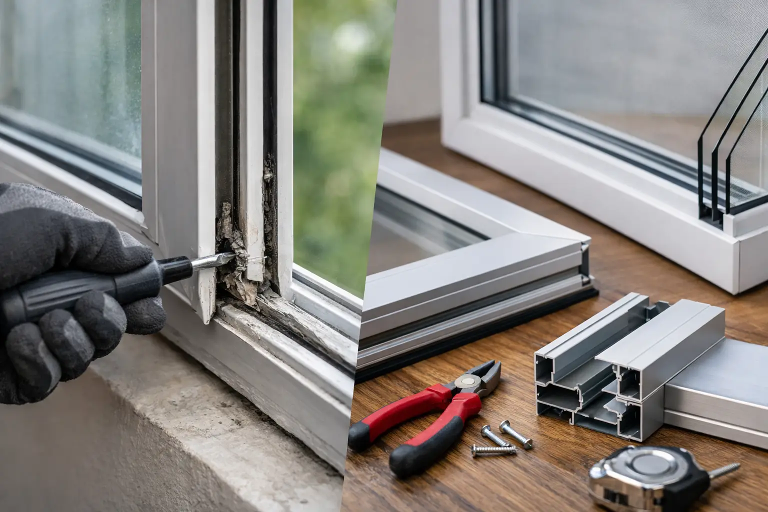 Aluminum Window Frame Repair: Fix or Replace?