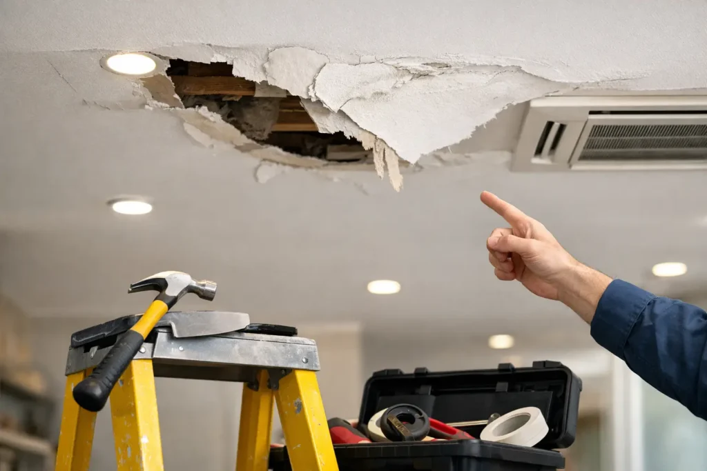 False Ceiling Repair: Signs, Costs, and Next Steps