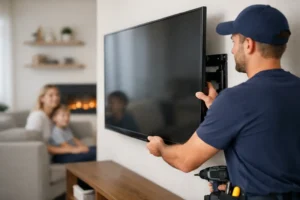Wall Mounted TV Installation for a Safer Home