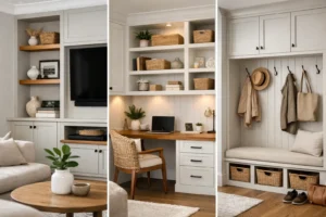 Built In Cabinet Ideas That Add Useful Storage