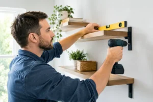 How to Install Wall Storage Shelves Safely