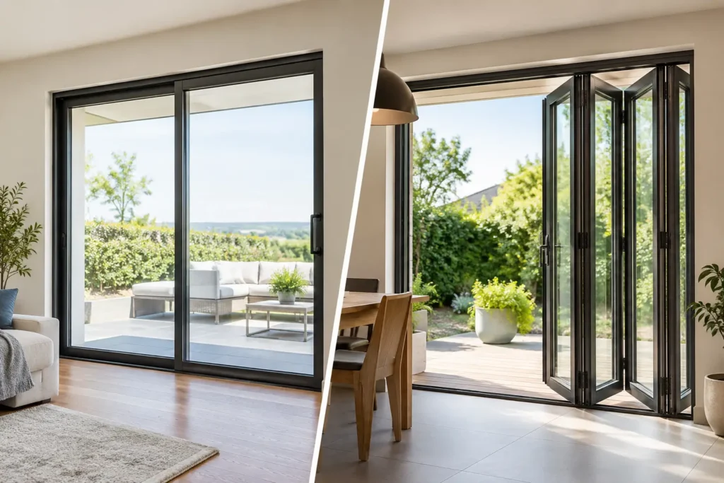 Sliding Door Versus Folding Door for Your Space